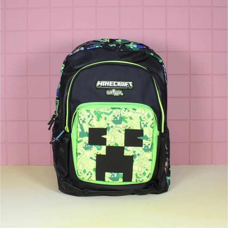 کوله برند اسمیگل طرح ماینکرفت کد Smiggle 1011 — تصویر ۱۲