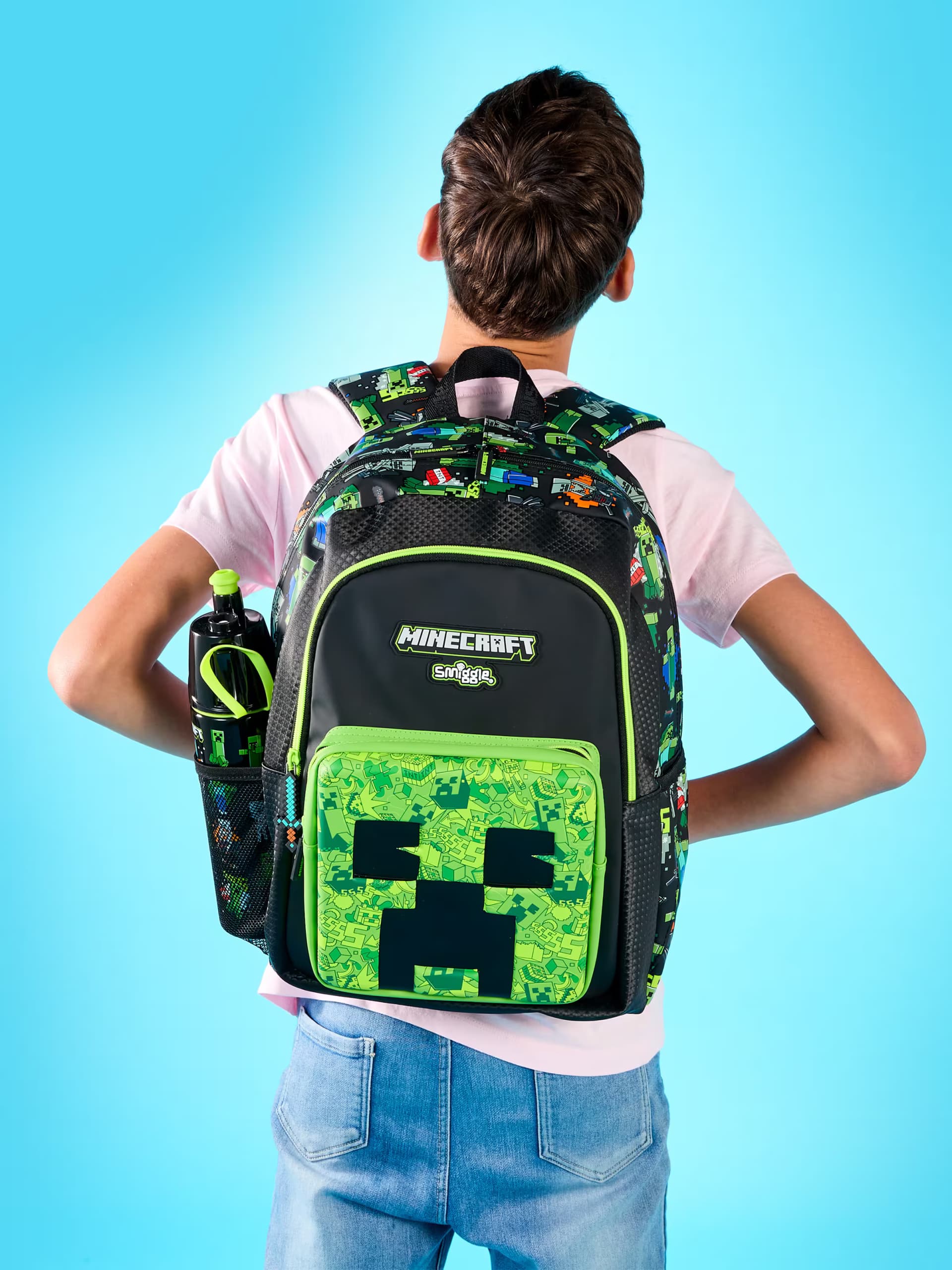 کوله برند اسمیگل طرح ماینکرفت کد Smiggle 1011 — تصویر ۹