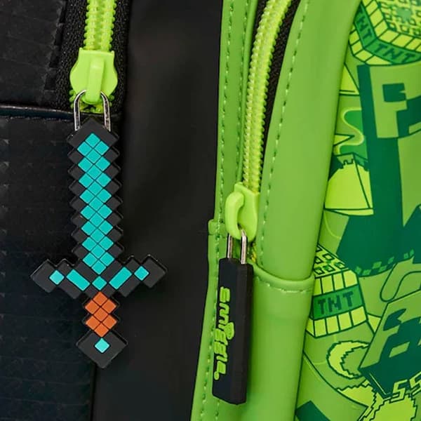 کوله برند اسمیگل طرح ماینکرفت کد Smiggle 1011 — تصویر ۱۱