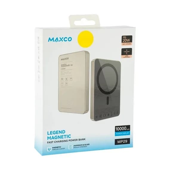 پاوربانک بی سیم MAXCO مدل MP29 ظرفیت 10000 میلی آمپر — تصویر ۱۲