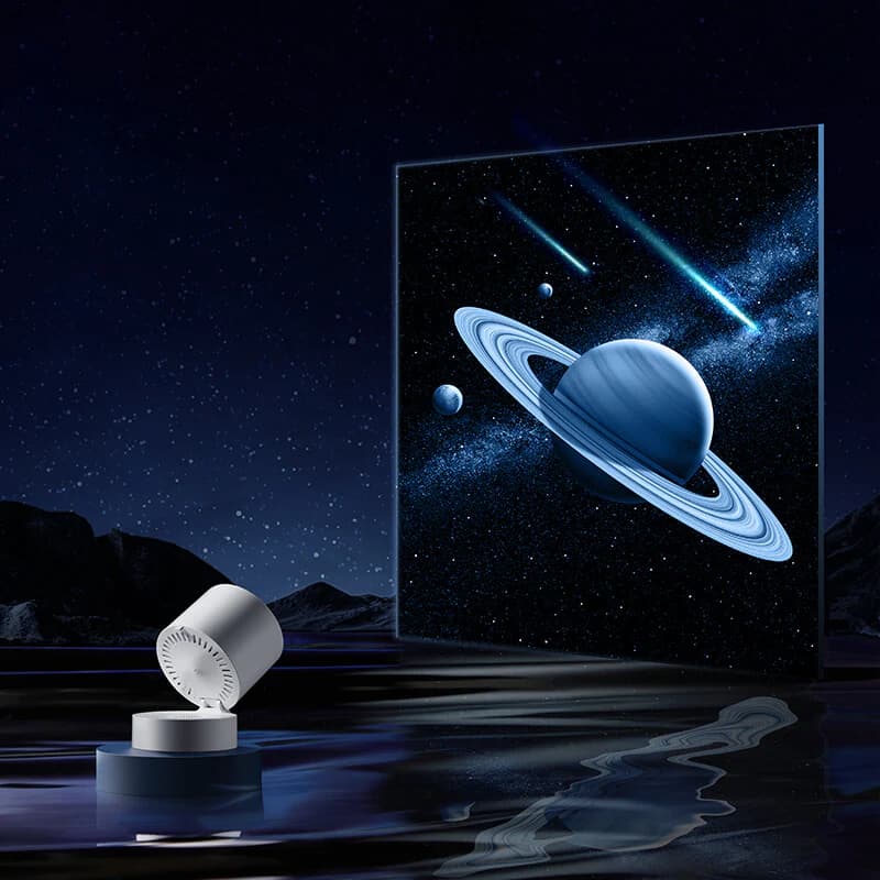 چراغ خواب رومیزی و اسپیکر STAR VISION PROJECTOR مدل S02 — تصویر ۶