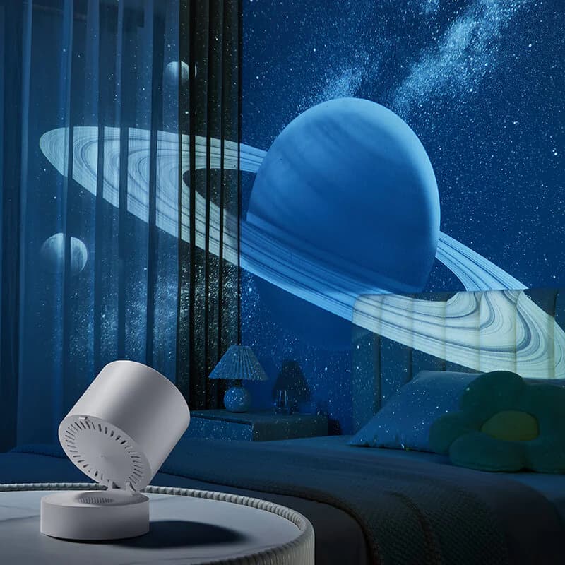 چراغ خواب رومیزی و اسپیکر STAR VISION PROJECTOR مدل S02 — تصویر ۷