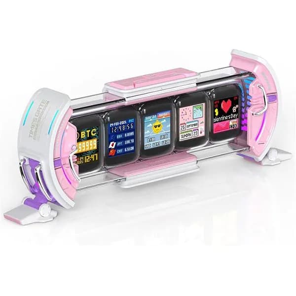 چراغ خواب رومیزی مدل ساعت دیجیتال DIVOOM مدل TIME GATE — تصویر ۱۲