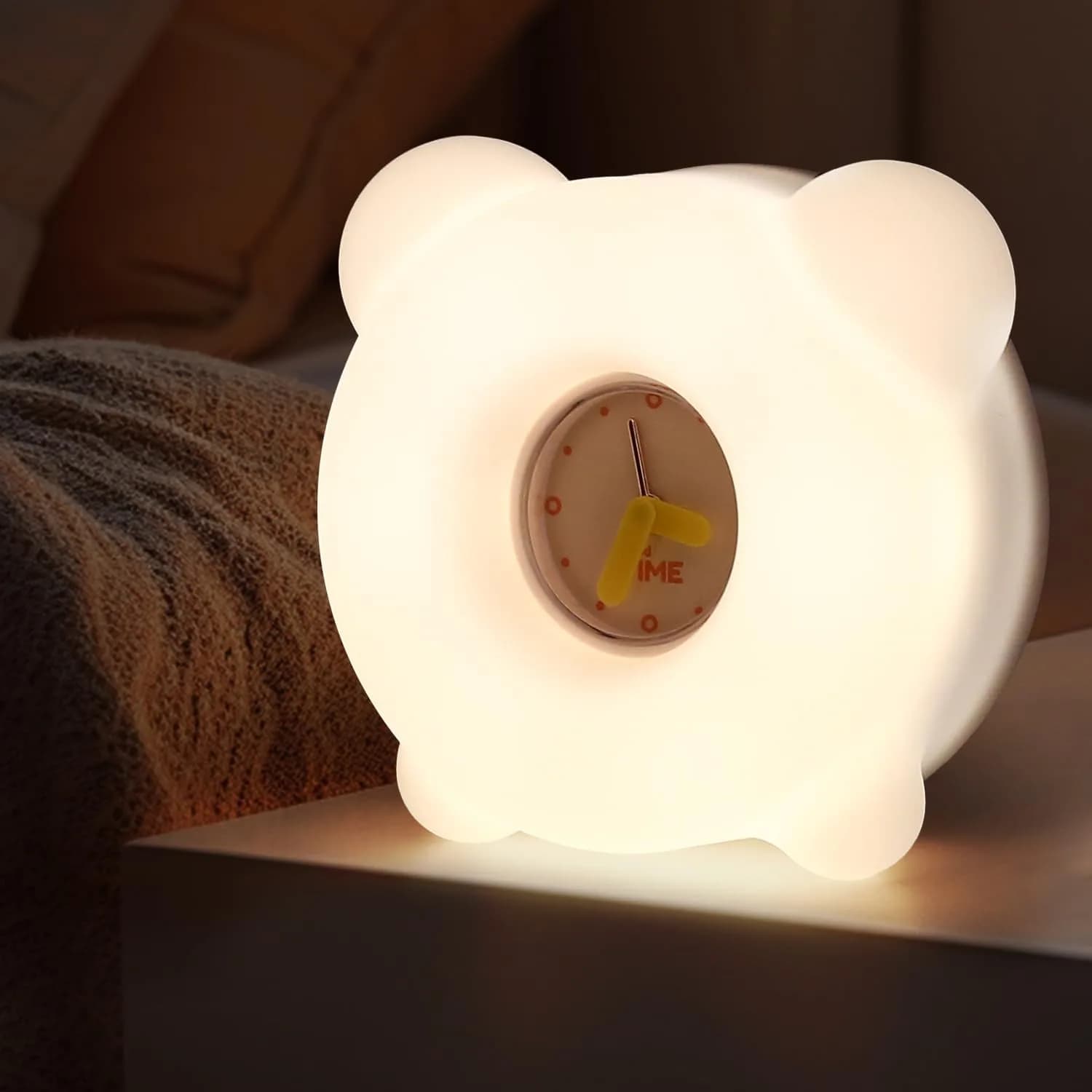 چراغ خواب رومیزی فانتزی ALARM CLOCK NIGHT LIGHT مدل K-1181 — تصویر ۸