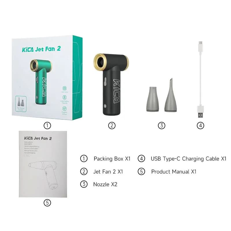پمپ باد کیکا مدل KICA JET FAN 2 — تصویر ۷