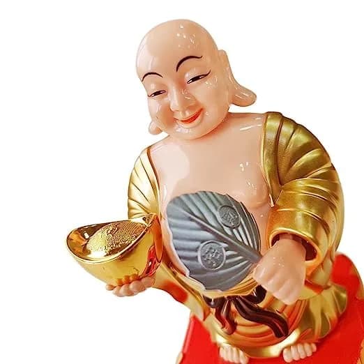 دکوری مجسمه متحرک BUDDHA مدل بادبزن — تصویر ۴