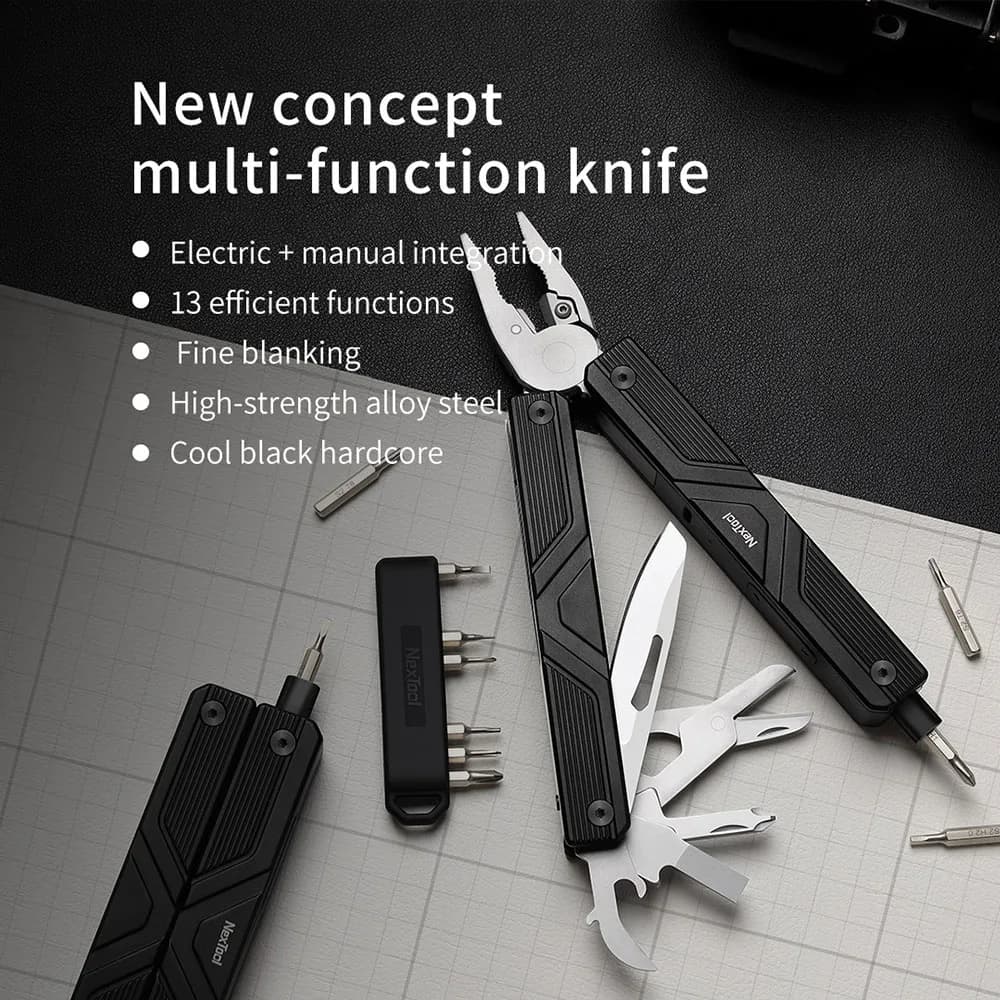 ابزار چند کاره شارژی NEXTOOL GEMINI ELECTRIC KNIFE مدل NE20213 — تصویر ۶
