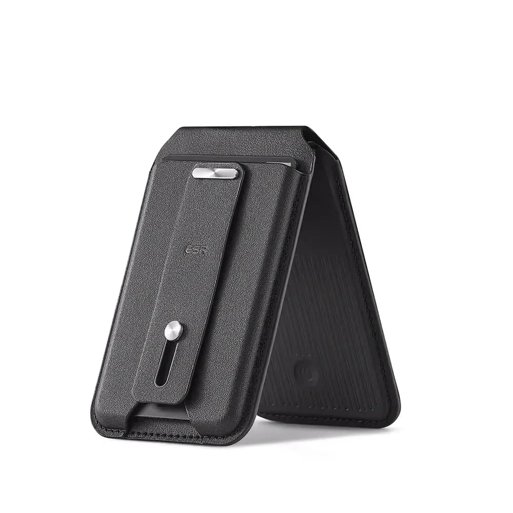 جاکارتی و استند مگنتی چرمی ESR GEO WALLET STAND — تصویر ۹