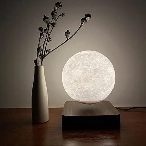 چراغ خواب رومیزی MOON LAMP مدل ماه معلق — تصویر ۴