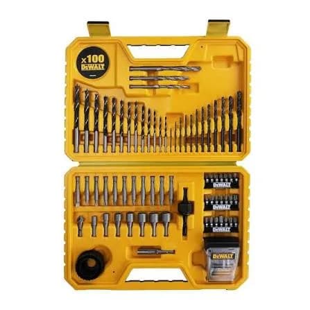 ست مته و سر پیچ‌گوشتی دیوالت 100 عددی مدل DT71563