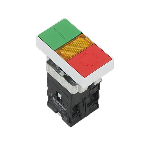 شاسی استارت استپ دوبل چراغدار آی سوییچ مدل XB2-BW8485 — تصویر ۴