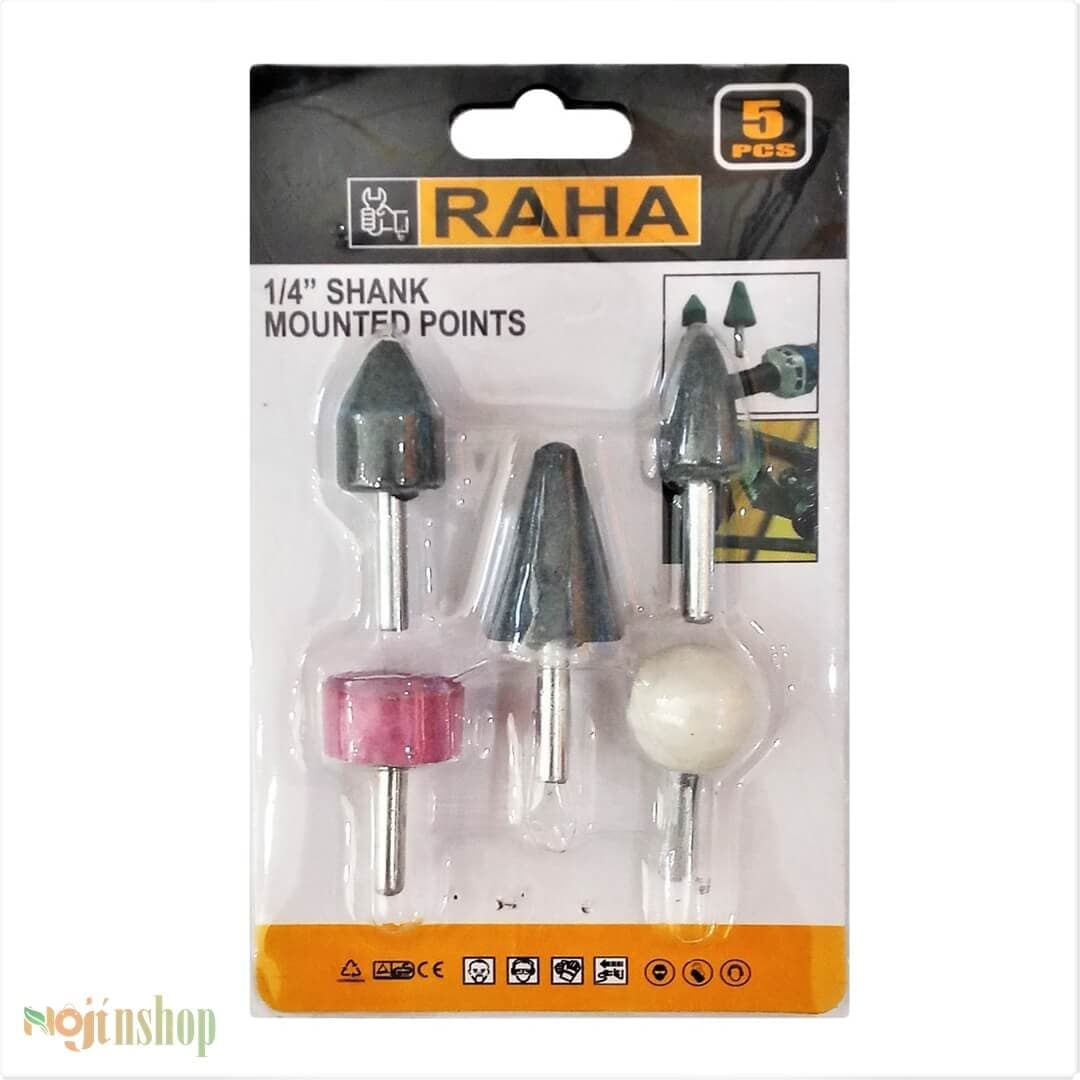 ست سنگ فرز انگشتی پنج عددی Raha — تصویر ۲