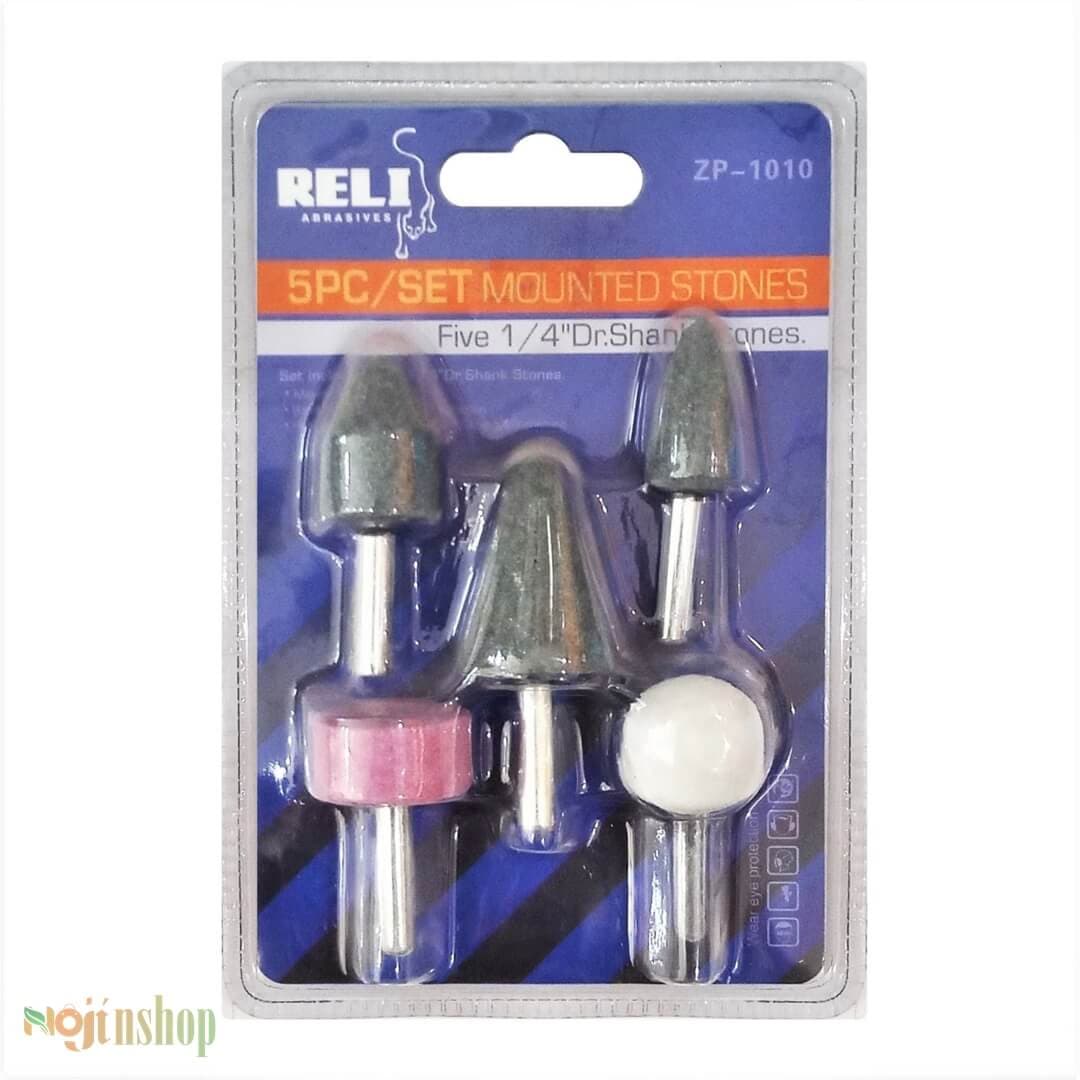 ست سنگ فرز انگشتی پنج عددی Reli ZP-1010