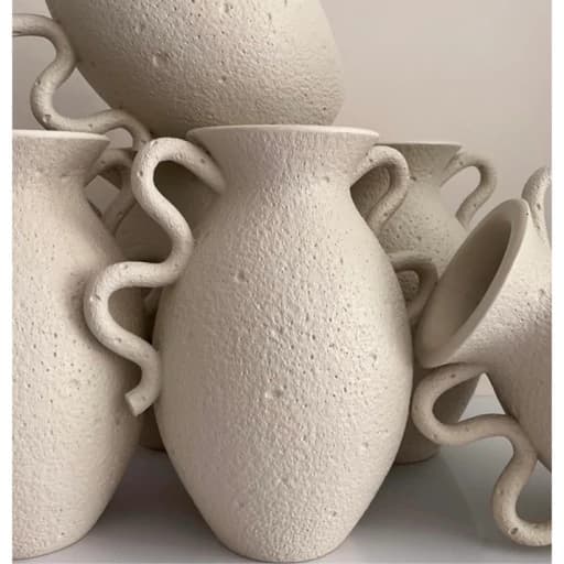 گلدان دکوری مدل تکسچری مدرن کوزه ای — تصویر ۹