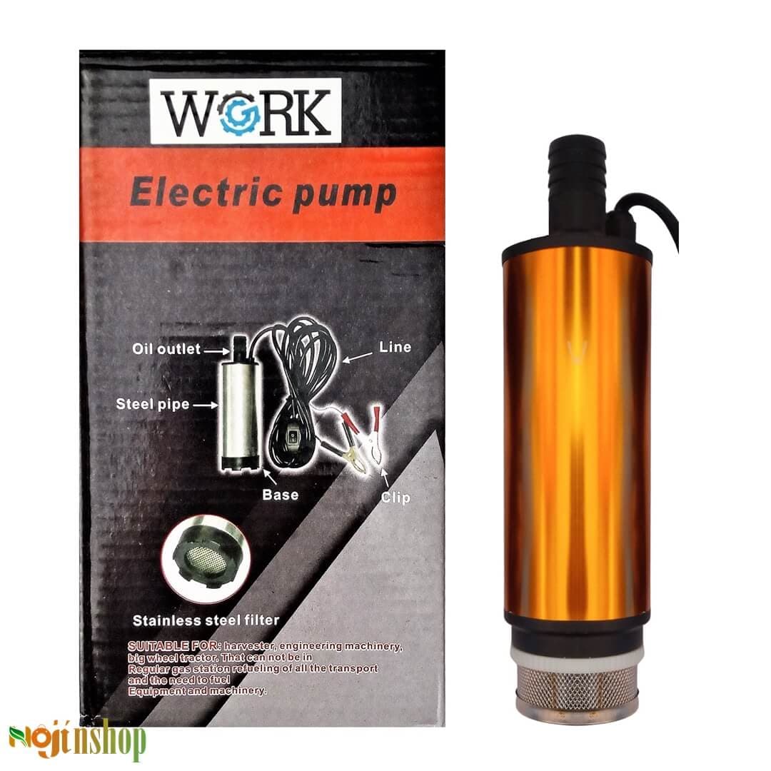پمپ گازوئیل کش داخل باکی 12V مدل Work