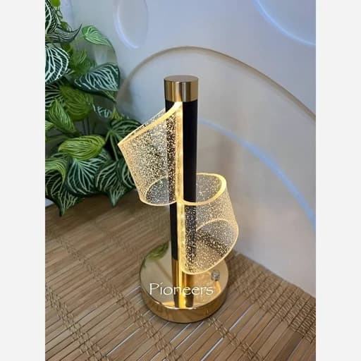 آباژور لمسی رومیزی مدل کریستالی کد 1 — تصویر ۲