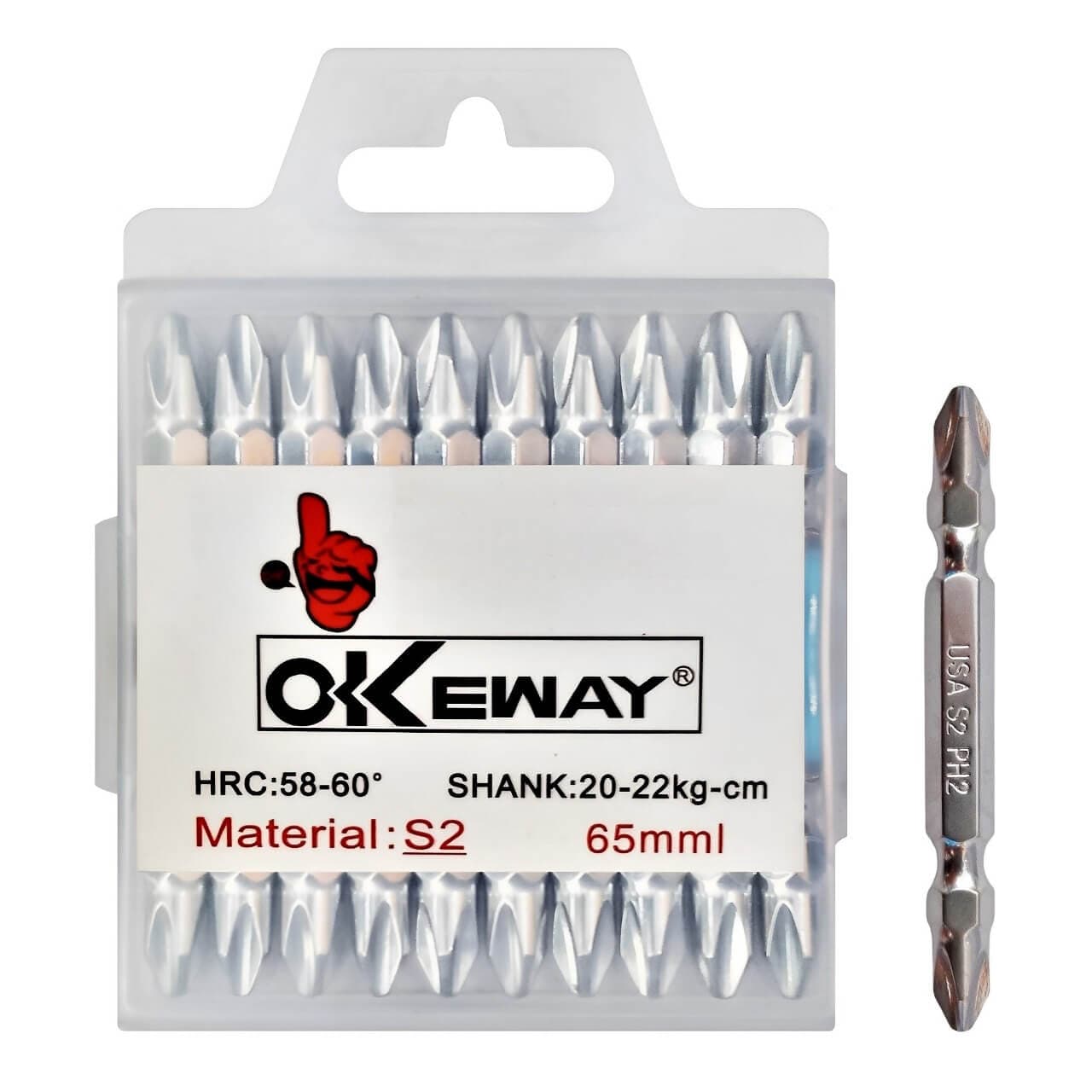 سری پیچ گوشتی دو سر چهارسو Okeway — تصویر ۲