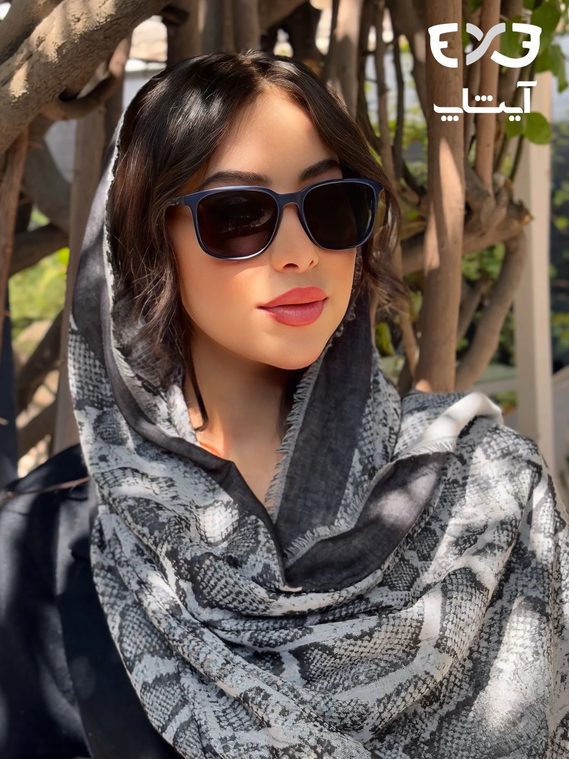 عینک آفتابی پلاریزه ریچل Richel درجه سورمه ای مات دسته 360 — تصویر ۸