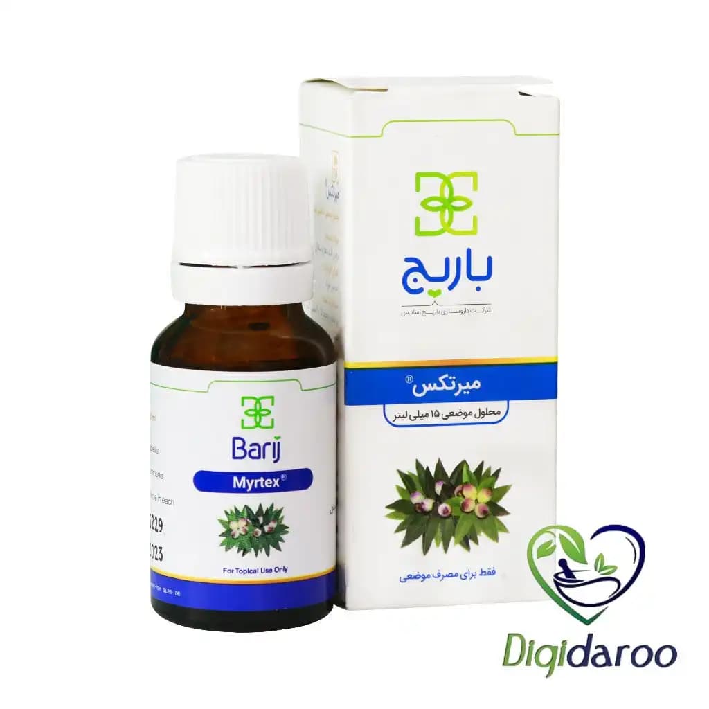 محلول موضعی میرتکس باریج اسانس 15 میلی لیتری