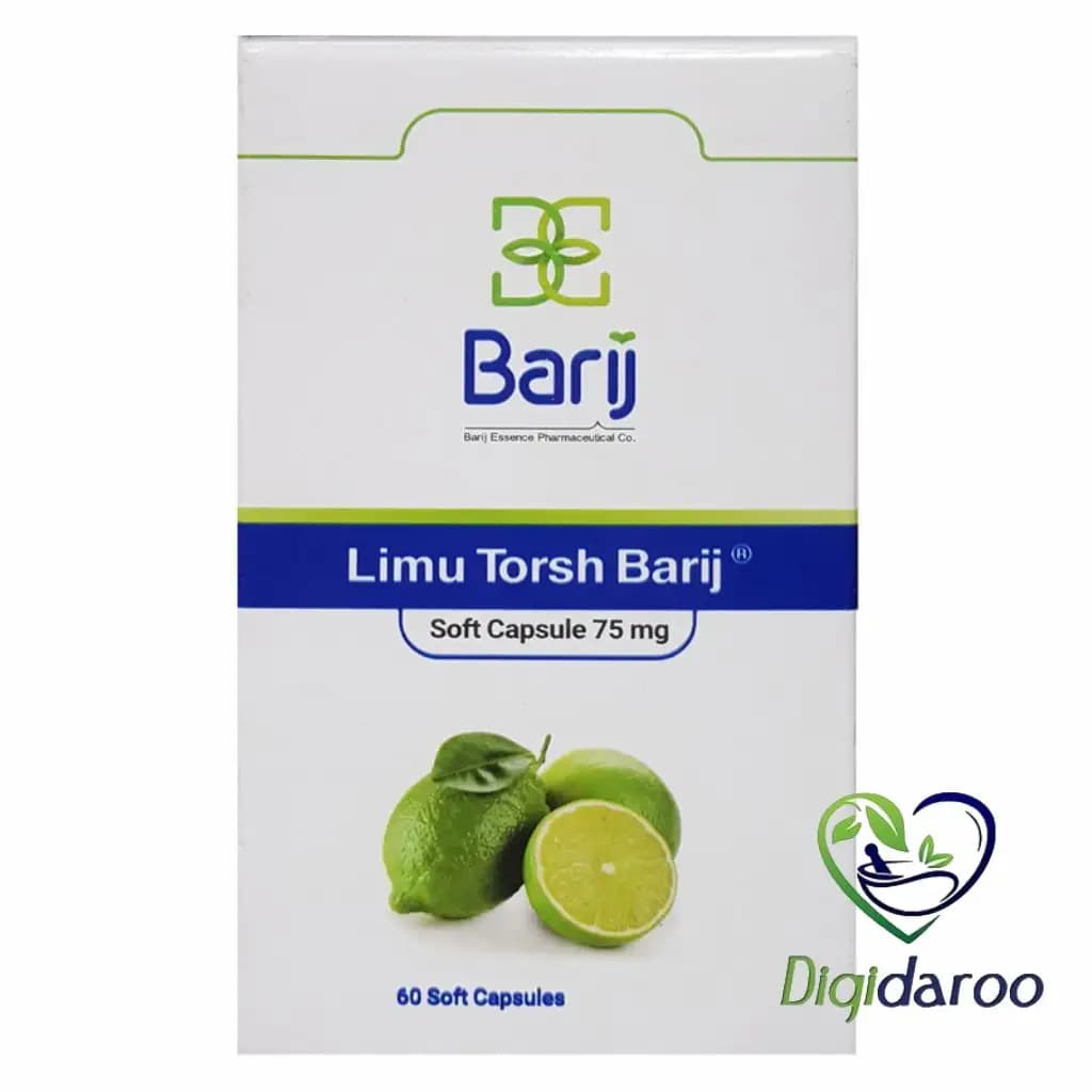 کپسول لیمو ترش 75 میلی گرم باریج اسانس 60 عددی — تصویر ۶