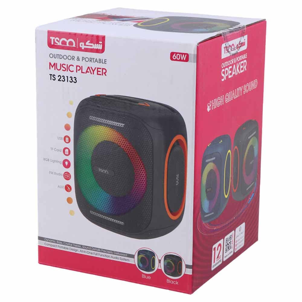 اسپیکر بلوتوثی تسکو مدل TS 23133 Blue — تصویر ۴