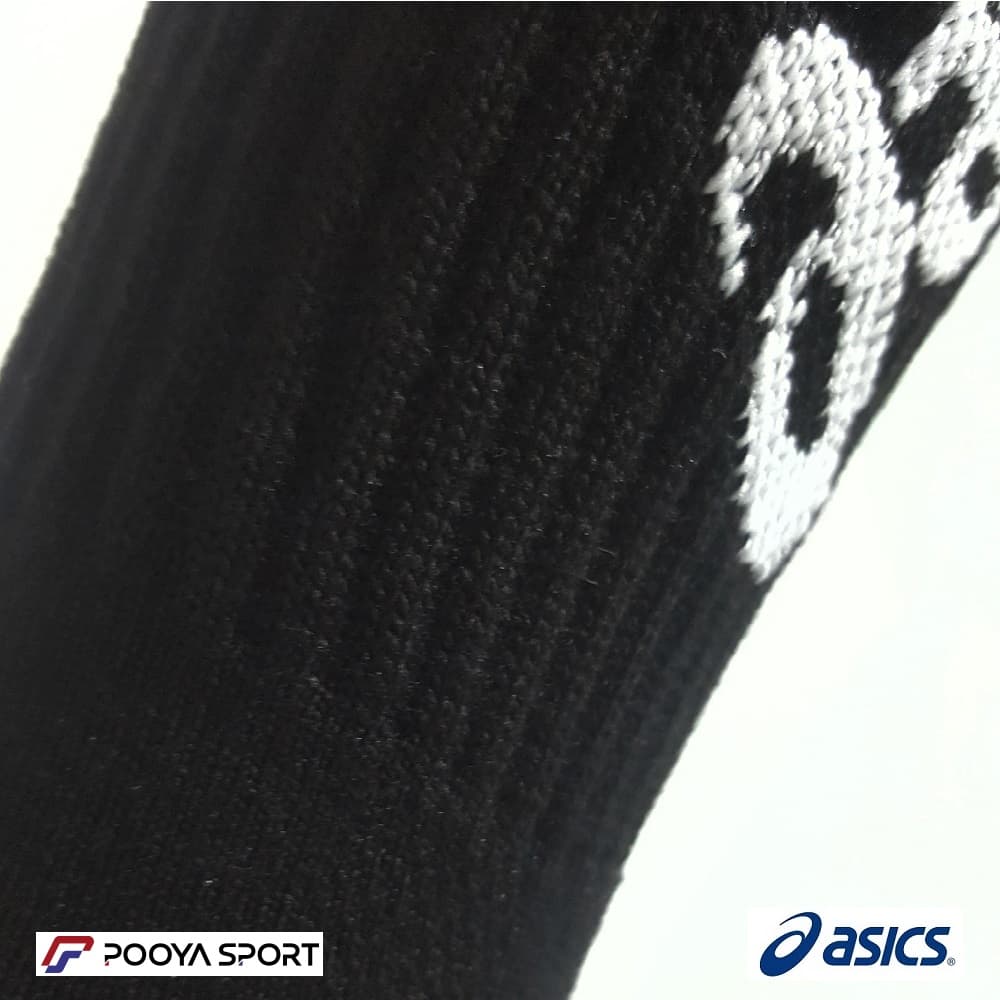 جوراب ورزشی حوله ای کبریتی asics اعلا ساق متوسط مشکی — تصویر ۹