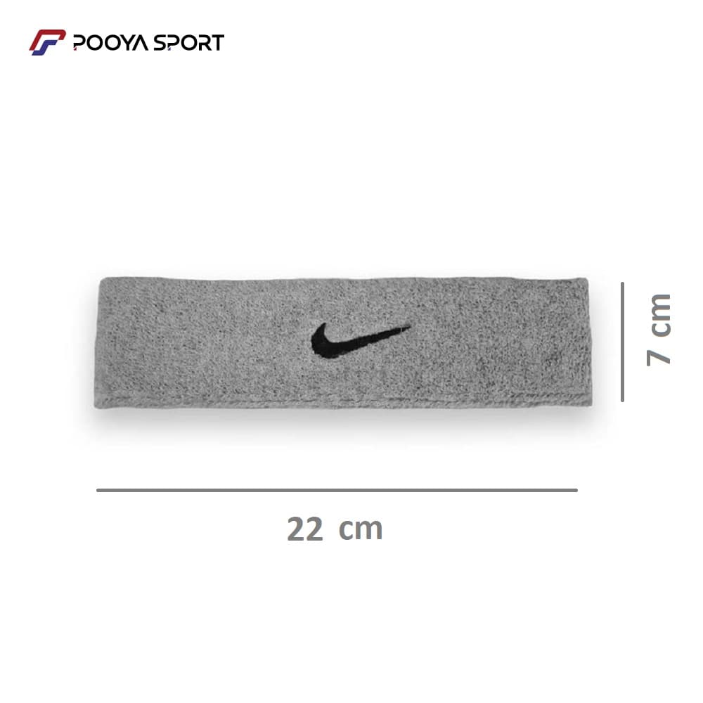 هدبند ورزشی حوله ای نایک NIKE طوسی — تصویر ۶