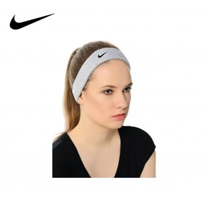 هدبند ورزشی حوله ای نایک NIKE طوسی — تصویر ۵