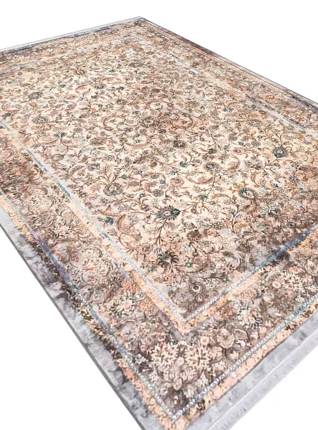 فرش کلاریس وینتیج طرح جاسمین 1200 شانه ساده کد 255009012