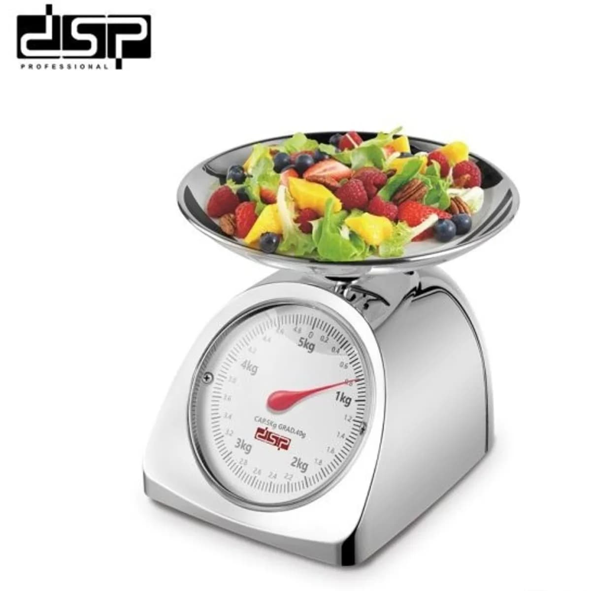 ترازو آشپزخانه دی اس پی مدل KD7040 | دقت 1 گرم و ظرفیت 5 کیلوگرم — تصویر ۴