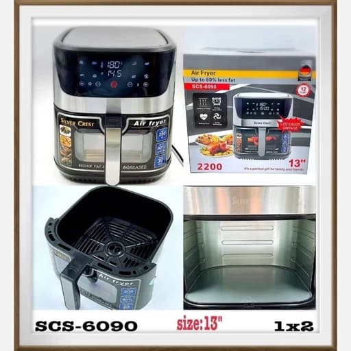 سرخ کن 13 لیتری سیلورکرست مدل SCS-6090 | خرید سرخ‌کن بدون روغن SilverCrest — تصویر ۳