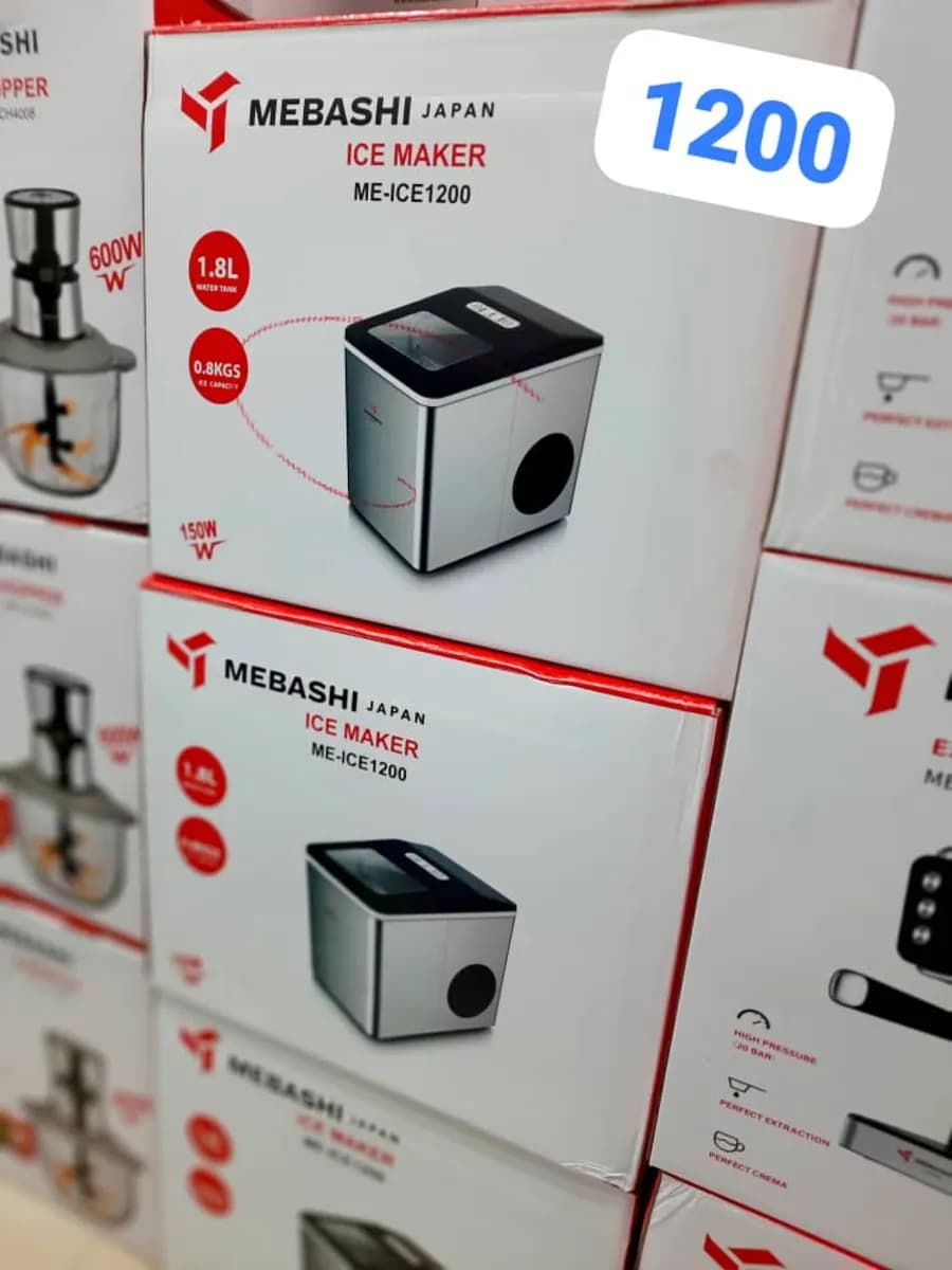 یخساز مباشی مدل ME-ICE1200 | توان 130 وات و ظرفیت 12 کیلوگرم — تصویر ۲