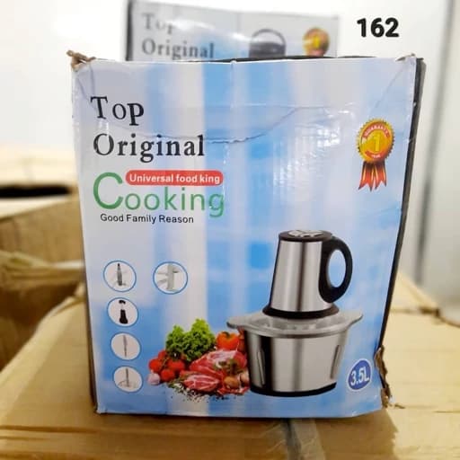خردکن دو موتوره کوکینگ 162 | استیل 3.5 لیتری با موتور برقی و دستی