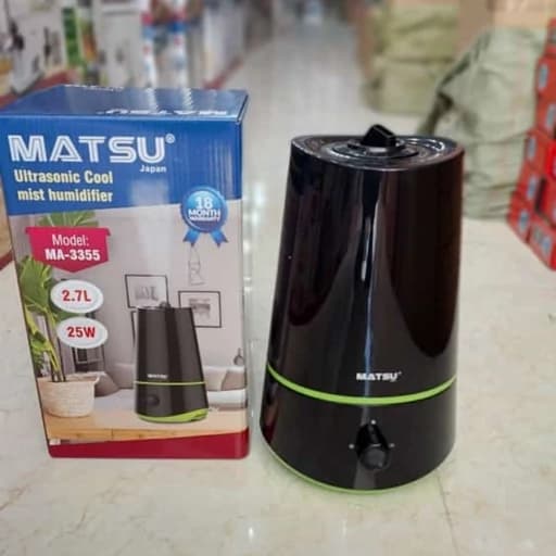 بخور سرد ماتسو 2.7 لیتر مدل 3355 | مرطوب کننده هوای خانگی Matsu