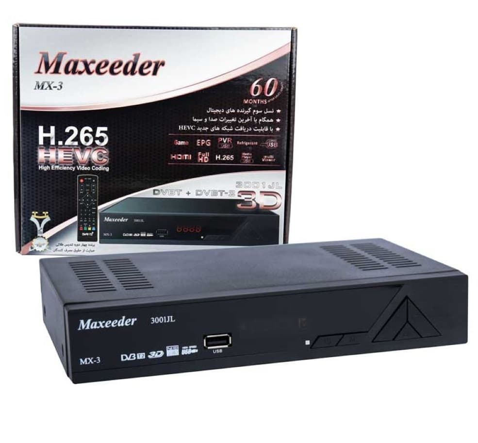 گیرنده دیجیتال مکسیدر مدل MX-3 3001JL — تصویر ۴