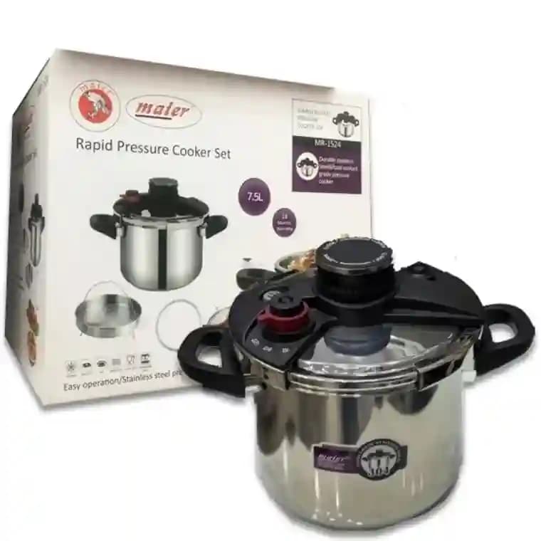 زودپز مایر 7.5 لیتر مدل MR-1524 | خرید Mayer Pressure Cooker 7.5L — تصویر ۵