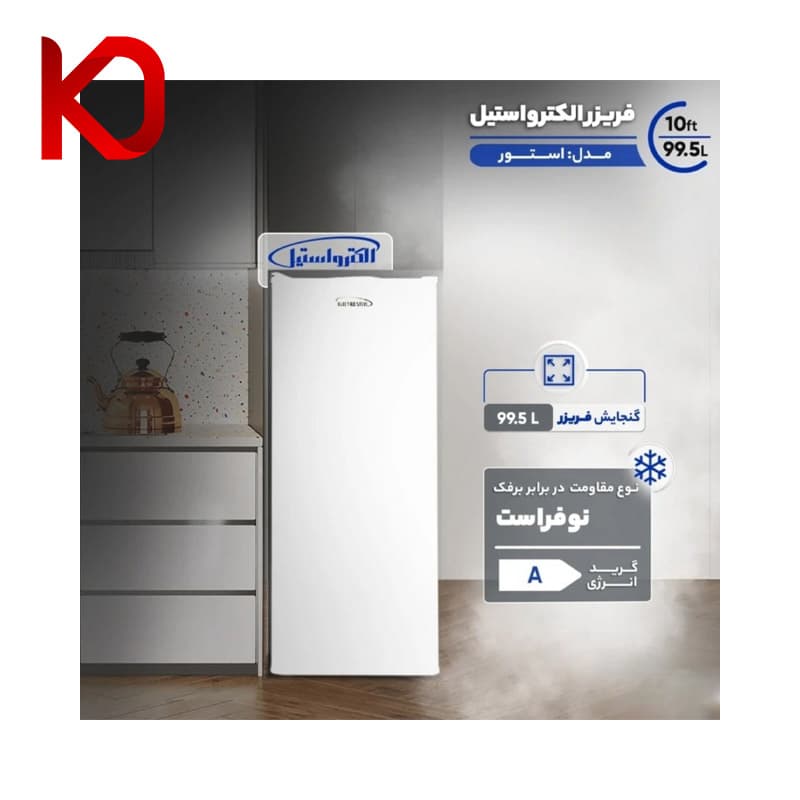 فریزر الکترواستیل 10 فوت سری استور مدل ES10 — تصویر ۴