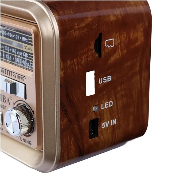 رادیو اسپیکر بلوتوثی قابل حمل واکسیبا مدل XB-899BT – مشکی — تصویر ۴