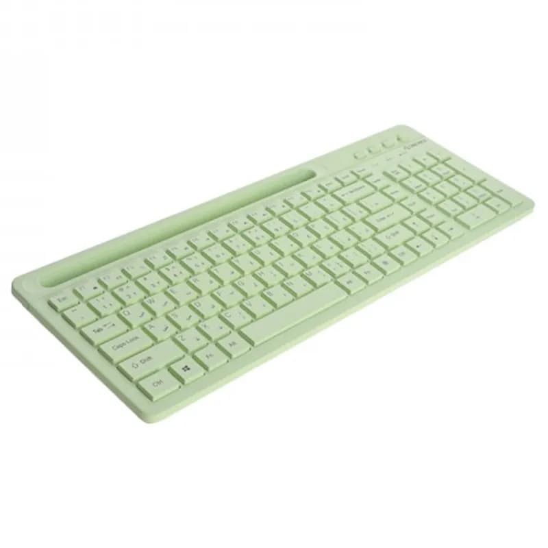 کیبورد بی سیم وان مکس مدل One Max OM-3000WA – سبز — تصویر ۲