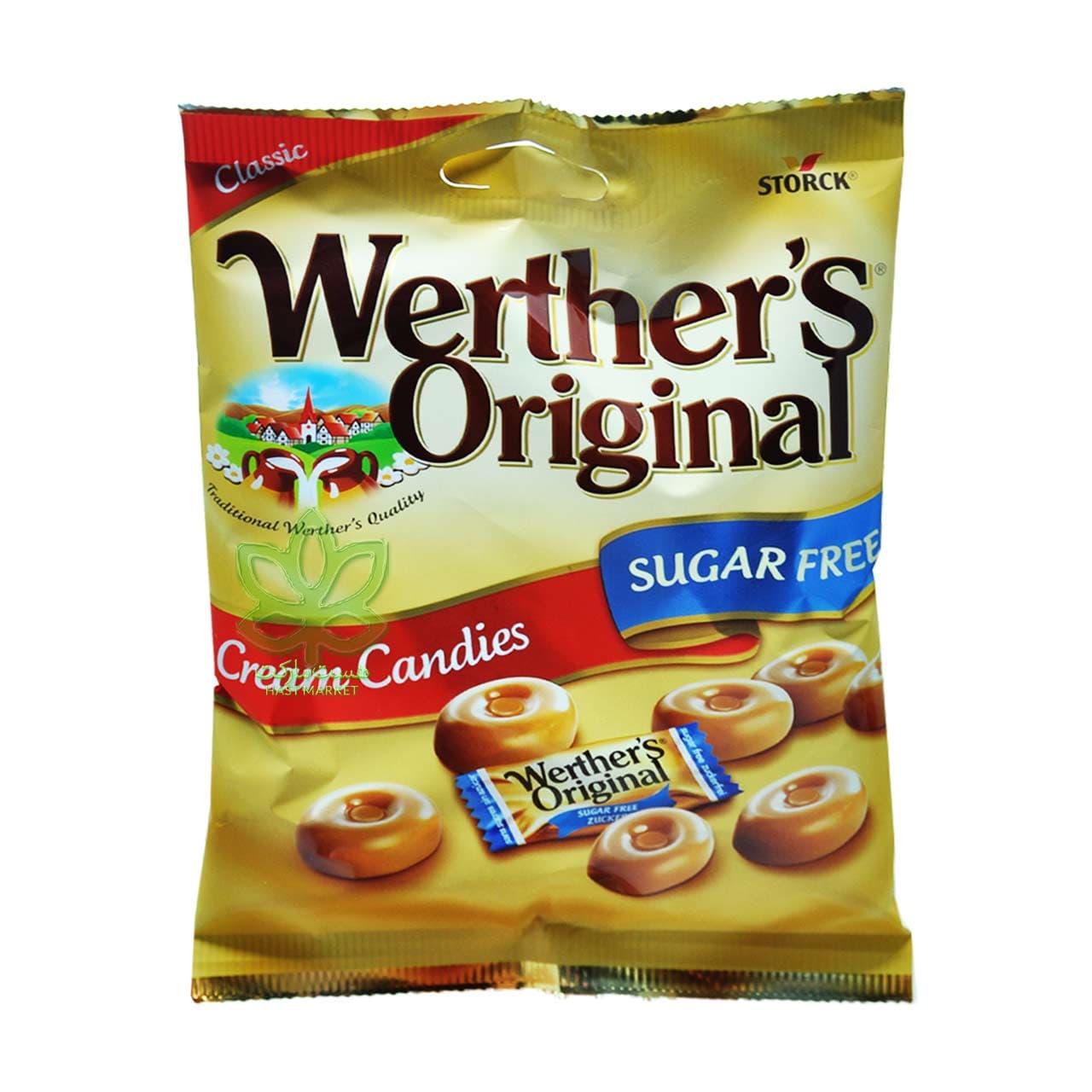 آبنبات بدون شکر ۷۰ گرم وردرز اورجینال اشتورک – werther’s original — تصویر ۳