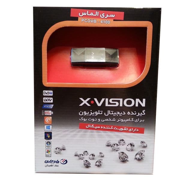 گیرنده دیجیتال ایکس ویژن PCDVB-4100 — تصویر ۳