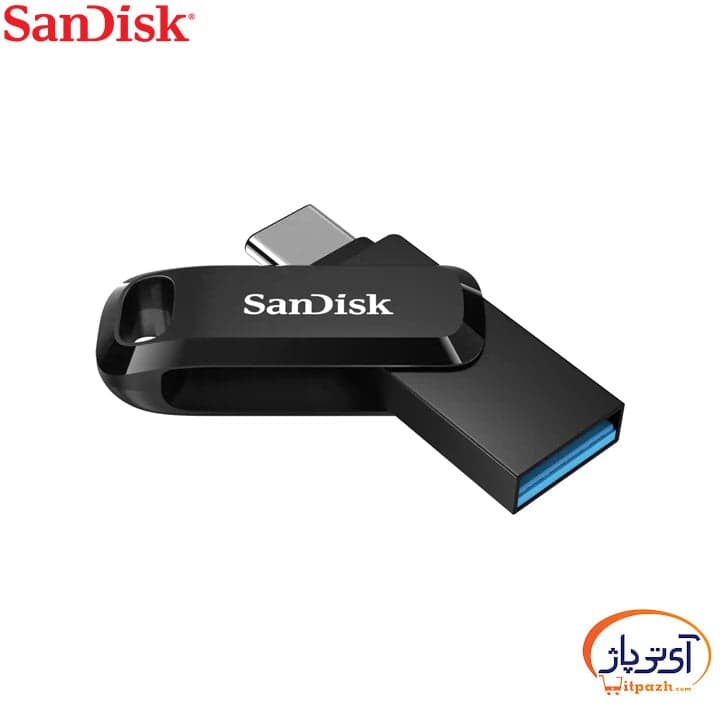 فلش مموری USB3.1 سن دیسک 128 گیگابایت مدل Ultra Dual Drive GO Type-C — تصویر ۳