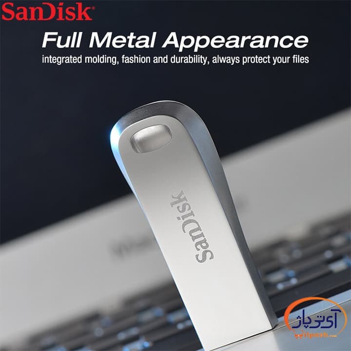 فلش مموری USB3.1 سن دیسک 64 گیگابایت مدل SanDisk Ultra Luxe — تصویر ۸