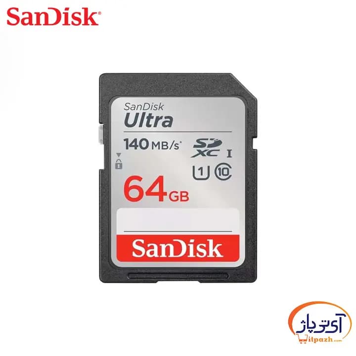 کارت حافظه SD Ultra A1 سندیسک ظرفیت 64 گیگابایت سرعت 140m/s — تصویر ۴