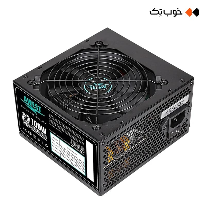 پاور 700 وات غیر ماژولار اوست مدل GT-AV700-BW — تصویر ۴