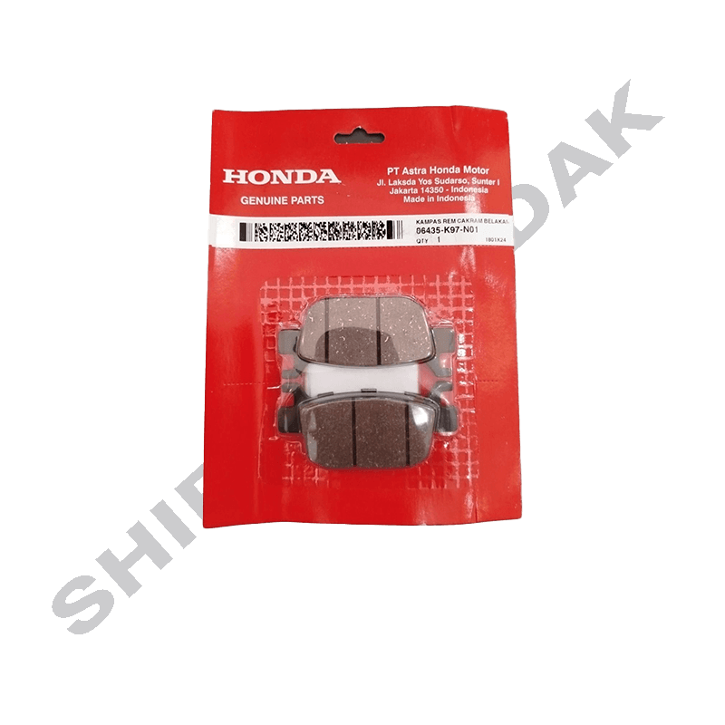 لنت ترمز دیسکی جلو CLICK150 با کد فنی (06455-K46-N21) (اندونزی) (هوندا) — تصویر ۲