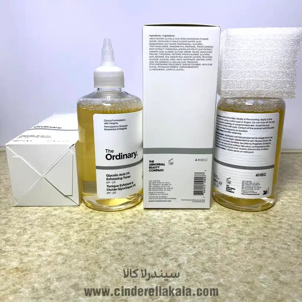 تونر روشن کننده گلیکولیک اسید اوردینری — تصویر ۶