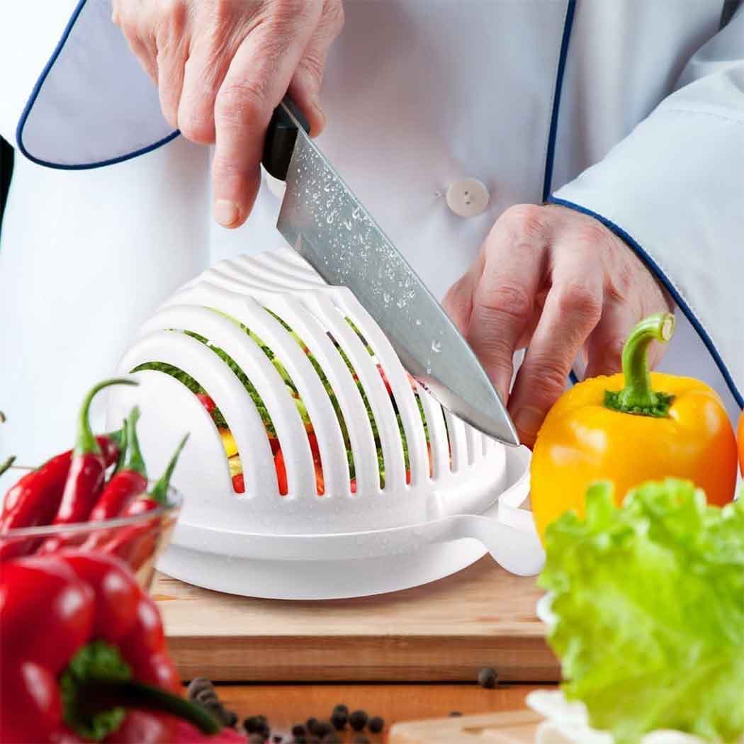 سبد سالاد ساز و خردکن {Salad Cutter Bowl} — تصویر ۷