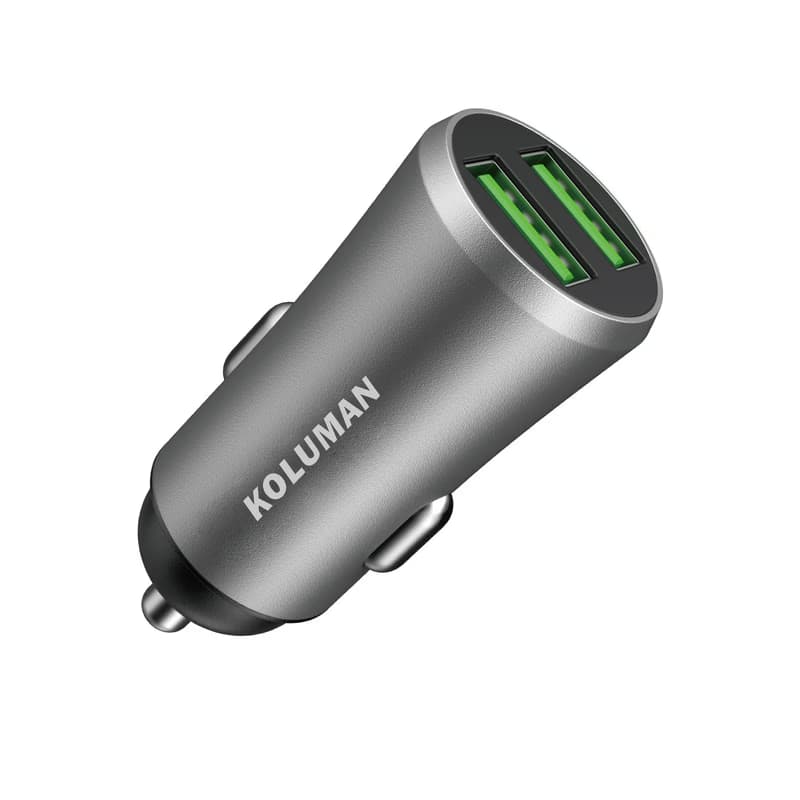 شارژر فندکی KC-C04 کلومن (KOLUMAN) MicroUSB — تصویر ۳