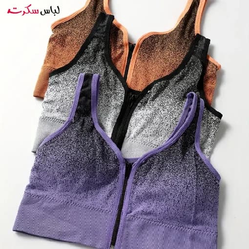 نیم تنه ورزشی زیپ دار ls7747 — تصویر ۱۱